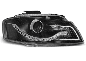 Lampy Reflektory AUDI A3 8P 03-08 DAYLIGHT BLACK 4