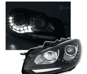 Lampy Reflektory VW GOLF VI 6 OD 2008 ROKU DO JAZDY DZIENNEJ RL DEPO 2