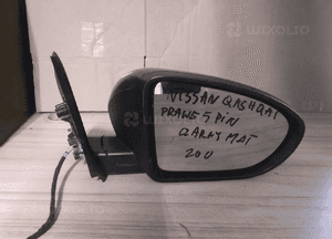Lusterko prawe nissan  qashqai 5PIN czarny mat 2