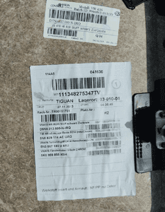 Tapicerka boczek drzwi prawych tył tylnych vw tiguan i 1 lift 5N0839114AE 3