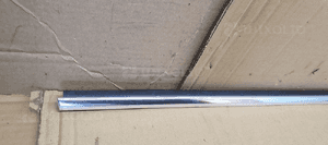 Listwa zgarniająca drzwi prawy przód chrom VW Passat B5 FL 3B0837478E 4