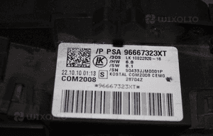 CITROEN PEUGEOT  przełącznik zespolony pod kierownicę  96667323XT 2