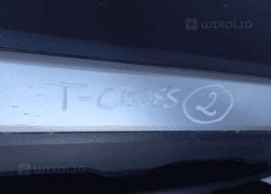 Spoiler vw t-cross zderzaka tył dokładka 2GM807521 4