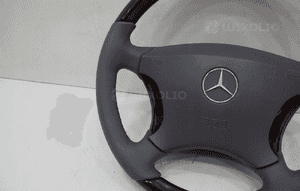 Kierownica skora airbag drewno mercedes cl W215 3