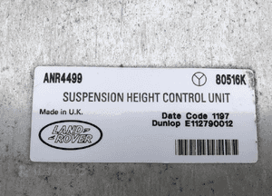 Sterownik zawieszenia ANR4499 RANGE ROVER P38 2