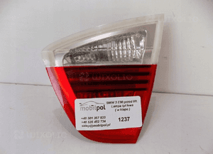 BMW 3 E90 Lampa Tył Klapa Przed Liftem Lewa 1237 2