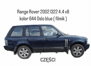 Land Rover Range 2002 644 l322 4.4 V8 Maska zderzak lampa Błotnik halogen atrapa grill reflektor 3