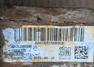 Opel Astra J 4 IV mechanizm hamulca ręcznego 4
