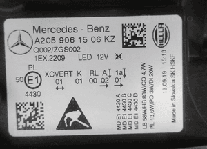 Lampa przednia przód lewa mercedes c-klasa W205 lift full led 2018- 20