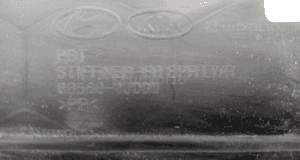 HYUNDAI i20 belka zderzaka przednia wzmocnienie zderzaka przód 86560-1J000 3