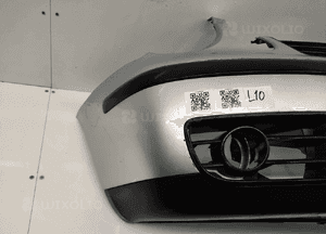 Zderzak przód przedni vw volkswagen polo 9N okular LA7W srebrny halogeny 6