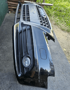 Zderzak Przód Przedni S-Line Czarny LZ9Y Atrapa Gril Kratki Halogeny Audi A4 B8 Sedan Kombi 08 24