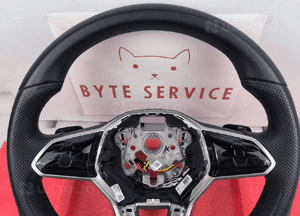 VW Volkswagen Golf VIII Kierownica Skóra Łopatki Grzana 5H0419089FP 2