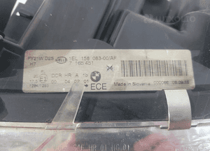 BMW 7 E65 Lampa przednia Xenon L - 13645 8