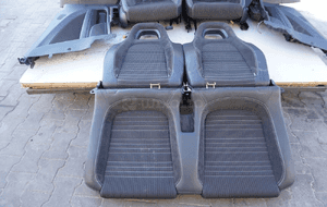 FOTELE SIEDZENIA PÓŁ SKÓRA GRZANE EUROPA BOCZKI VOLKSWAGEN SCIROCCO 2