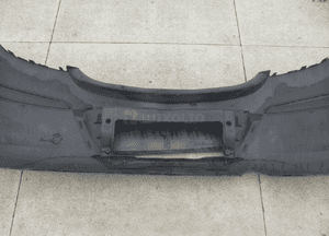 Opel corsa d zderzak tylny z otworem na bagażnik rowerowy 4