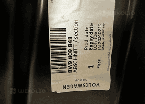 Prog slupek prawy rama audi A4 B9 8W 8W9 2015- nowka orginalny 5