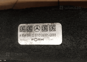 Przewód wąż rura intercoolera Mercedes E-Klasa W213 2.0 CDI A6540980207 4