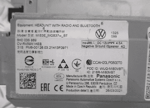 PANEL WYŚWIETLACZ RADIO NAWIGACJA EKRAN VW GOLF VIII 8 VW CADDY IV 4 9