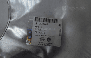 Opel corsa e 2014- osłona termiczna wydechu 13231007 5