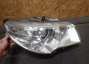 Lampa przód prawa skoda superb ii 2 soczewka 2