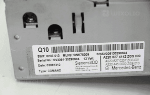Comand radio A2208274142 mercedes cl W215 lift 7