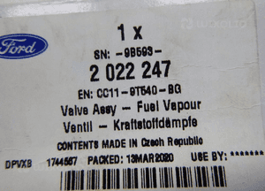 Ford transit 2.2 czujnik zawór par paliwa dopalacz 9
