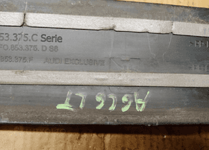 Listwa progowa progu lewy tył tylna lewa Audi A6 C6 4F0853375C 6