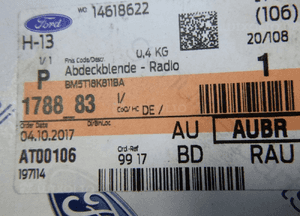 Ford focus MK3 cmax MK2 panel sterowania radio 12