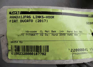Półoś lewa Ducato Boxer Jumper 2,3 M-Jet 2017r 4