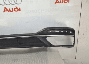 Zderzak spojler dyfuzor audi A5 8W B9 8W6 lift 2020-2024 oe aso chrom edit 3