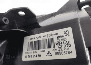 Lampa prawa prawy przód xenon led peugeot 508 i rxh 9676591480 10-14 europa 12