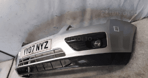 } ZDERZAK PRZÓD PRZEDNI FORD FOCUS 2 II 03 SREBRNY HALOGENY 3