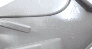 Skoda kodiaq lift 2021- ślizg mocowanie zderzaka lewy przód 565807055A 5