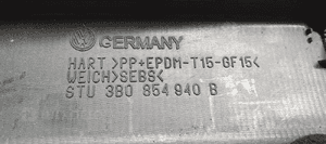 Listwa drzwi prawy przód przednia prawa VW Passat B5 3B0854940B 5