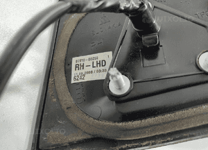 Lusterko prawe toyota yaris ii 3 pin piny kable 87910-0D250 2006-12 europa 8