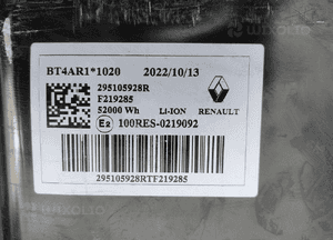 Bateria trakcyjna akumulator renault zoe ii 52 kwh 52000 wh 295105928R 19- 10
