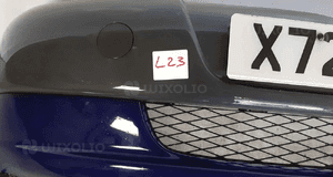 Zderzak przód przedni toyota yaris 1 i granat granatowy 2