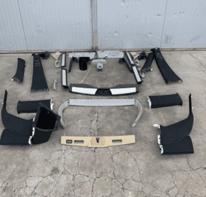 MERCEDES GL 164 listwa dekor plastik słupek czarny amg próg bagażnika uszczelka 1