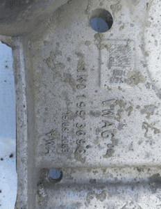 Zawieszenie sanki wózek przód volkswagen audi 1K0199369G 2