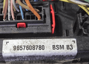 Peugeot 307 807 Citroen C8 modul sterownik  BSM B3 9657608780 4