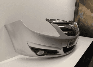 Zderzak przód przedni opel corsa d Z157 Z176 srebrny halogeny 3