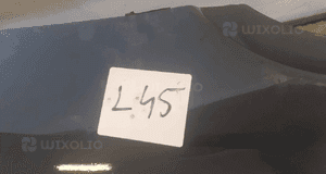 ) ZDERZAK TYŁ TYLNY OPEL CORSA D Z168 SZARY GRAFITOWY 2