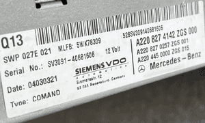 Radio nawigacja command s W220 A2208274142 org 5
