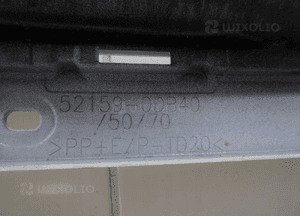Toyota yaris cross zderzak tyl tylni 52159-0db40 9