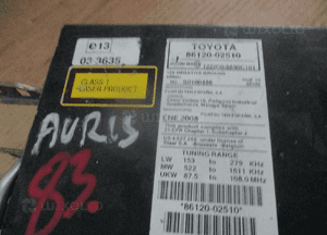 Radio radioodtwarzacz toyota auris 06-12 86120-02510 6