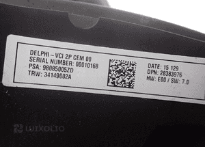 Panel sterowania citroen 98085005ZD 4