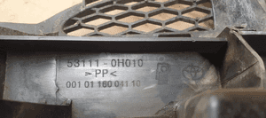 Grill atrapa zderzaka Toyota Aygo 53111-0H010 8