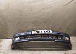 ^ ZDERZAK PRZÓD PRZEDNI MERCEDES BENZ W211 E KLASA AVANGARDE 353 BŁĘKITNY HALOGENY 1