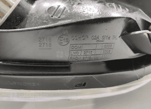 Lampa prawa przód przednia renault koleos i 2008-2011 europa 12